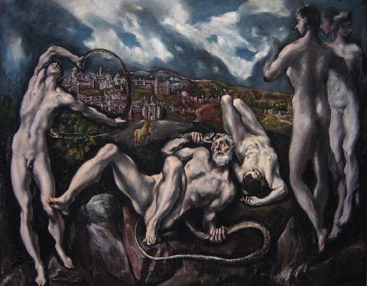 El Greco Laokoon Norge oil painting art